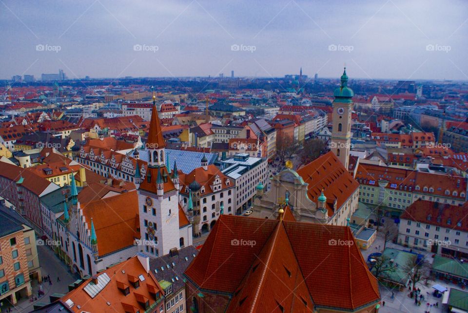 Munich on a cloudy day