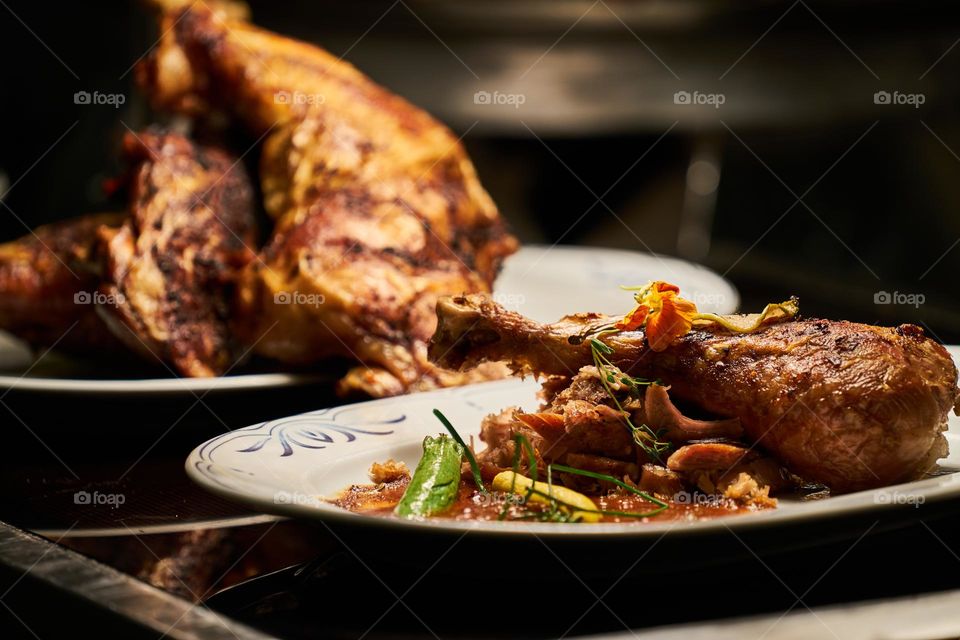 Delicious fried chicken meals