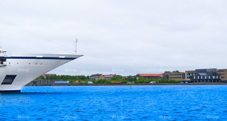 Cruise Front With Baltic Sea 