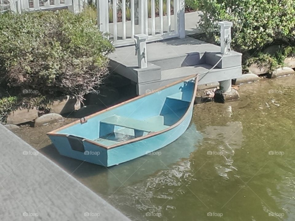 Blue Rowboat