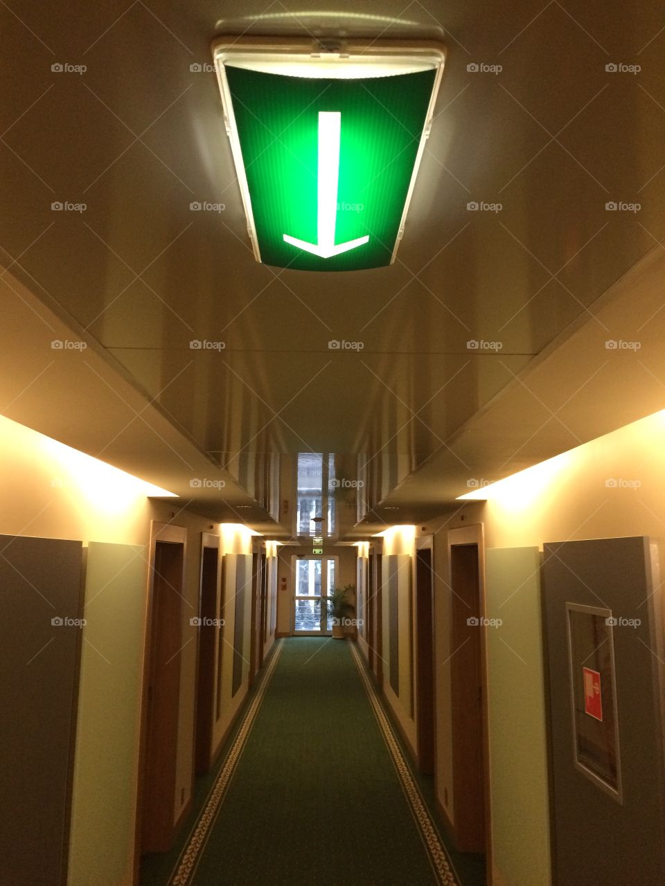 Corridor in a hotel