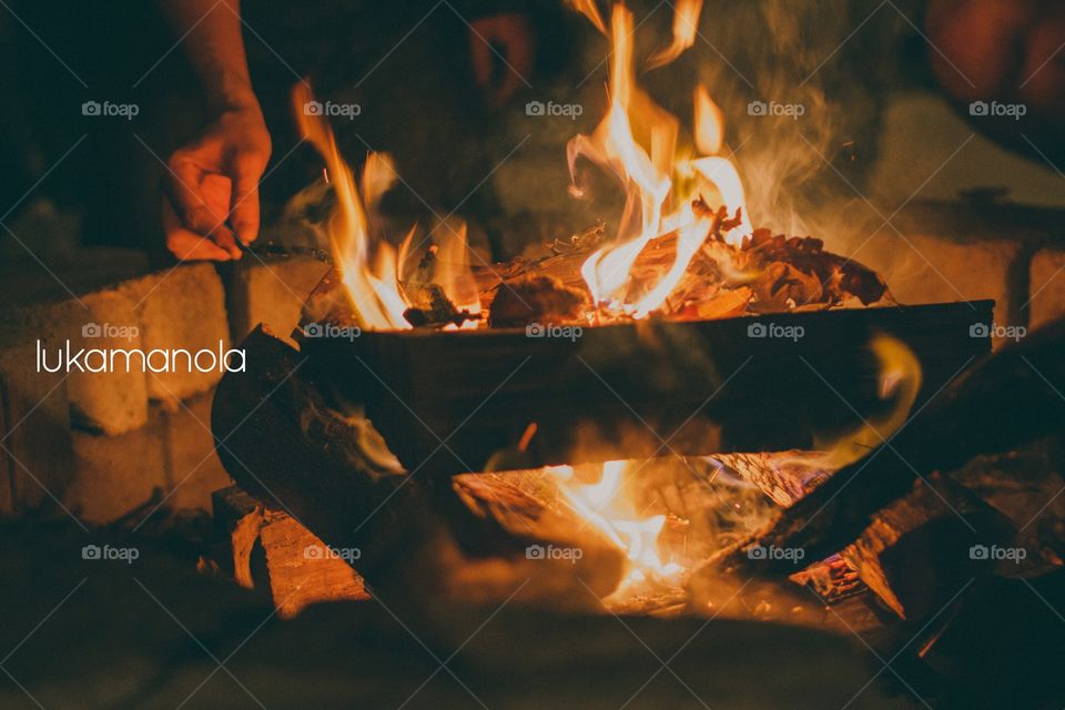 Night fire 👌🏼🔥