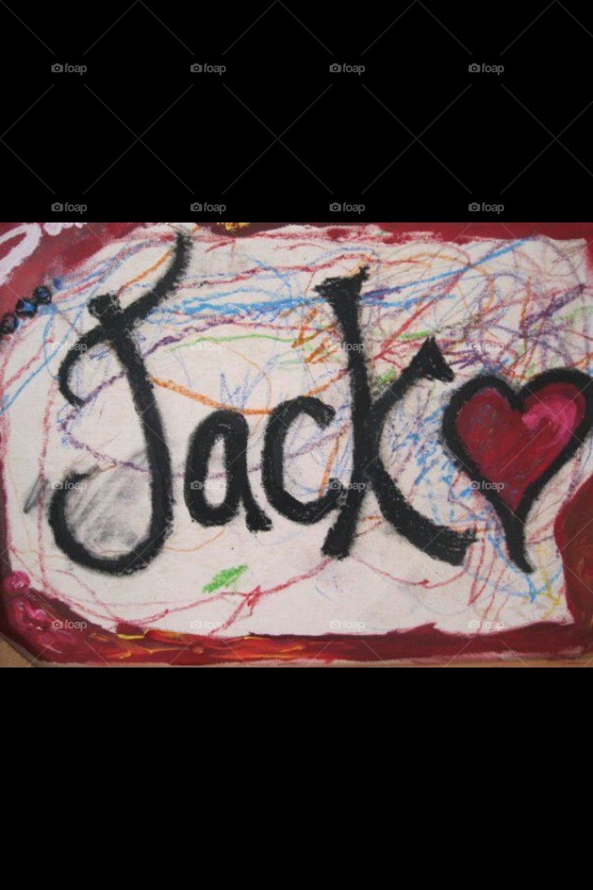 Jacks first art work 