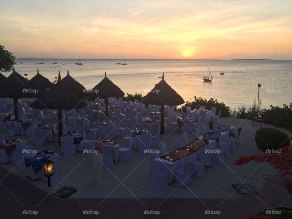 Zanzibar beach view