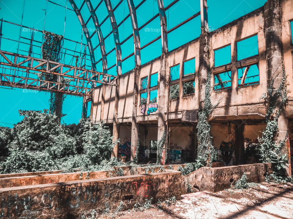 abandoned place in Bali