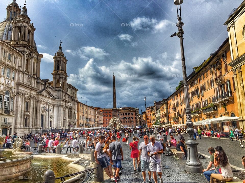 Piazza navone. Rome 2015
