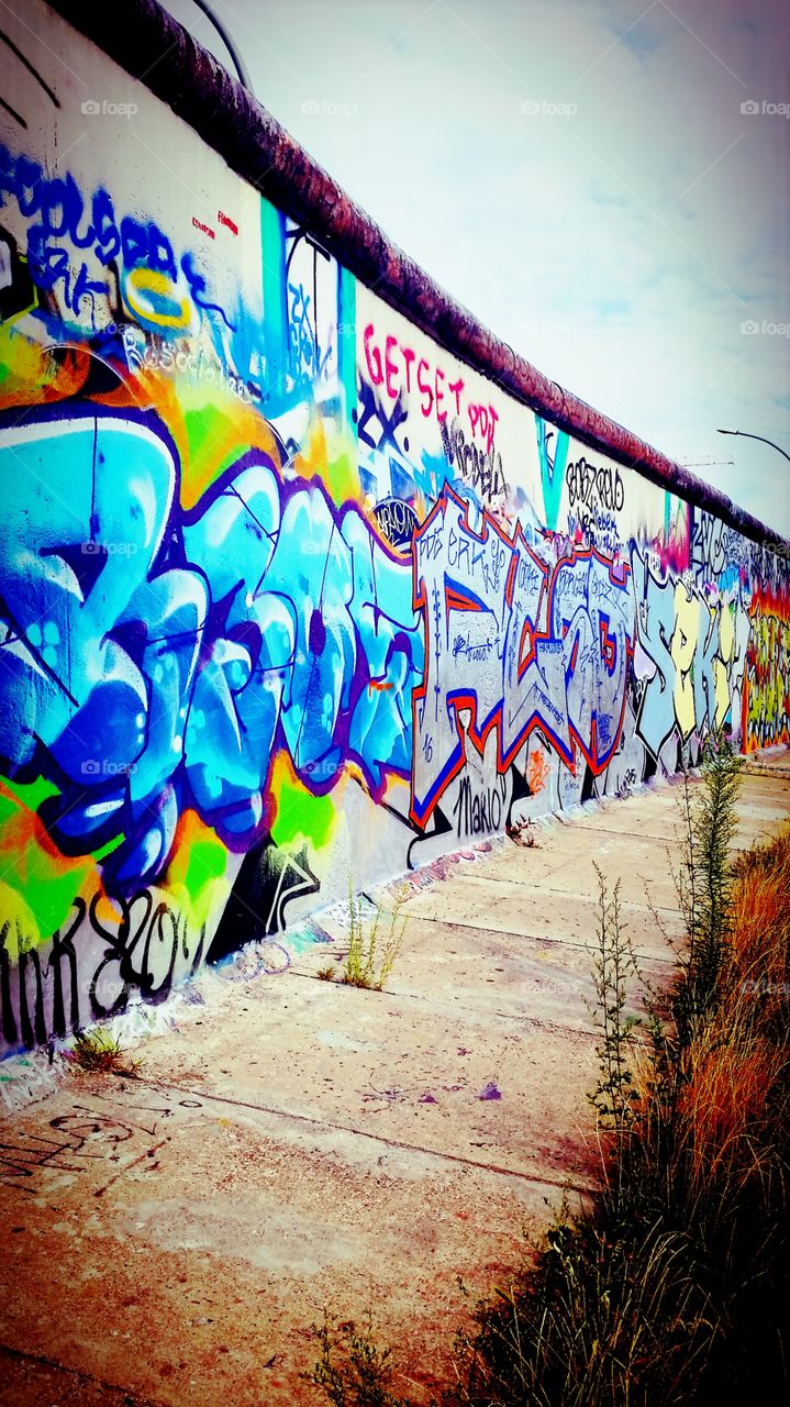 Graffiti on the Berlin Wall, Germany