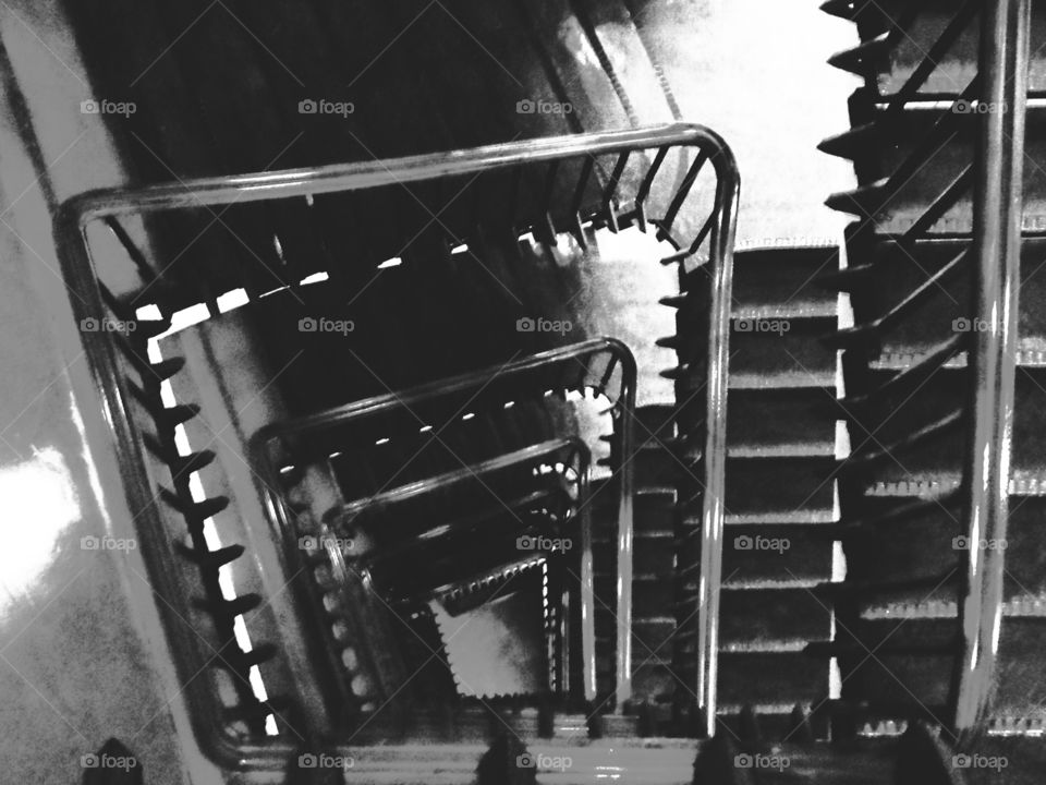 Stairs in Hambourg in Germany