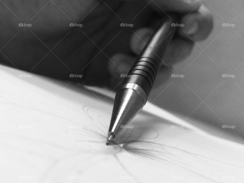 The mechanical pencil and the master