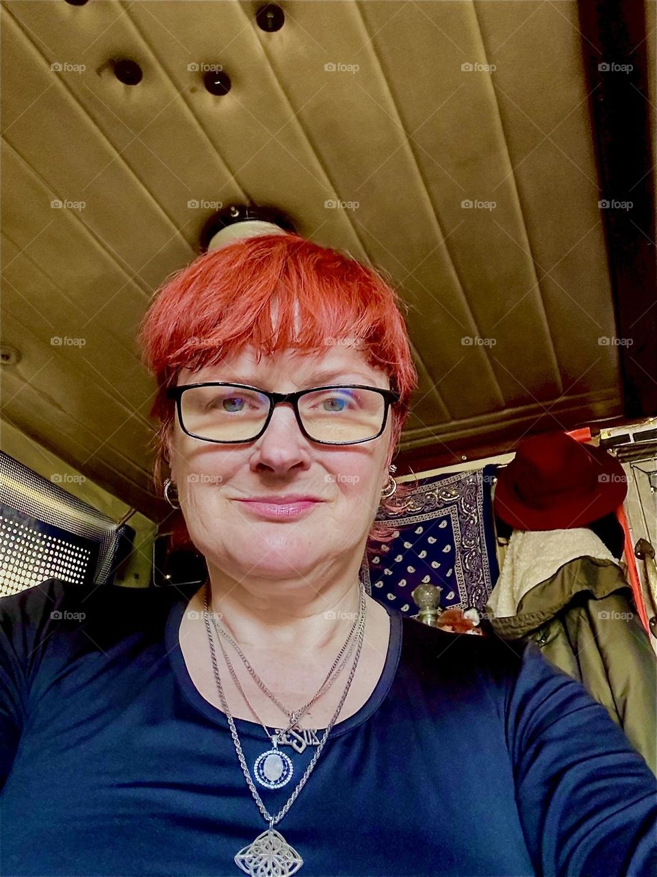 This is me, “Petra Schiller” a.k.a. “Maxine Firefox” a.k.a. “Maximiliane Feuerfuchs” aboard the “28 foot 1969 Luhrs” cabin cruiser “Salvation”. It has been home to myself and partner “Timothy Trespas” for quite some time. 2024. Hypnotic Productions