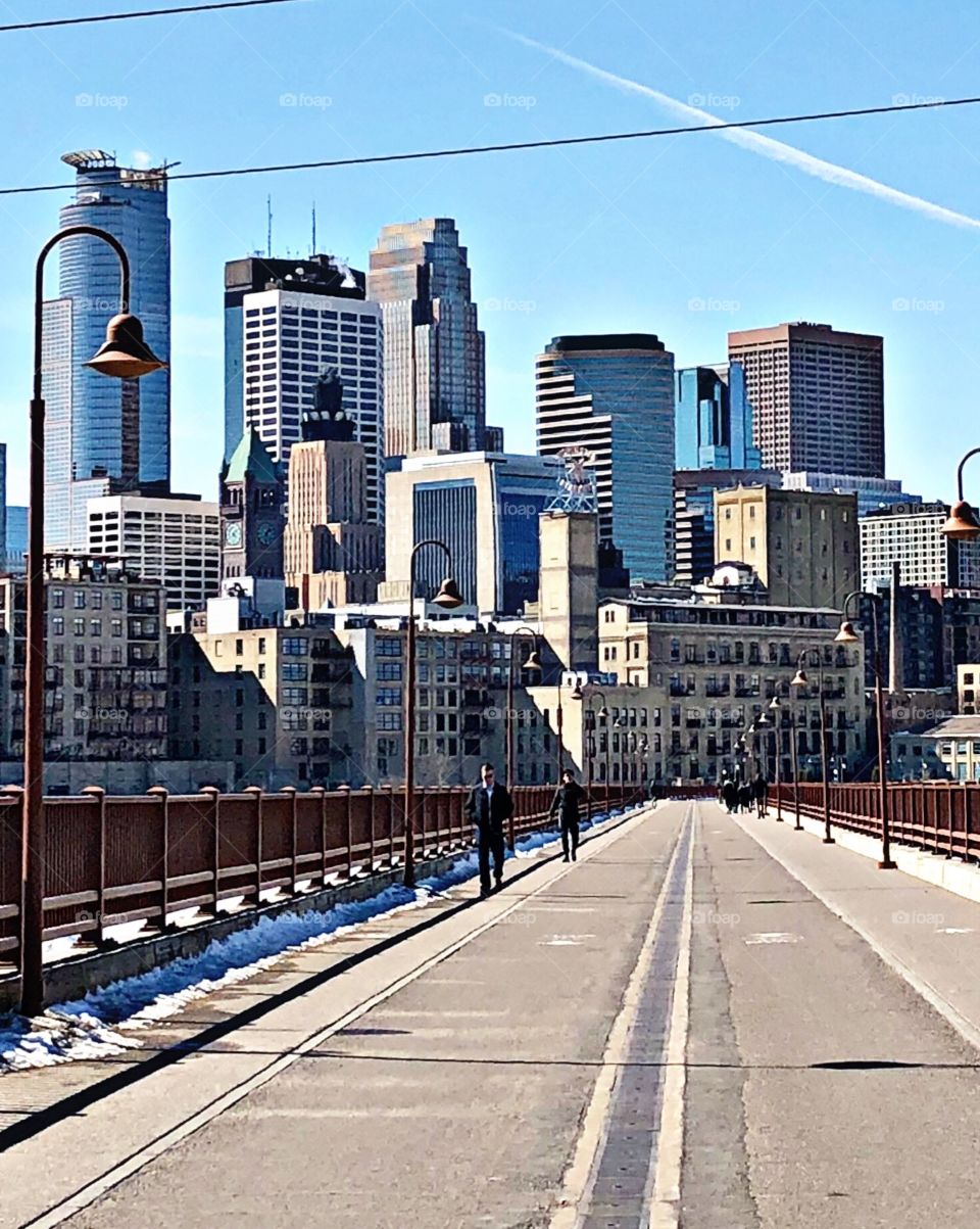 Stone arch bridge 