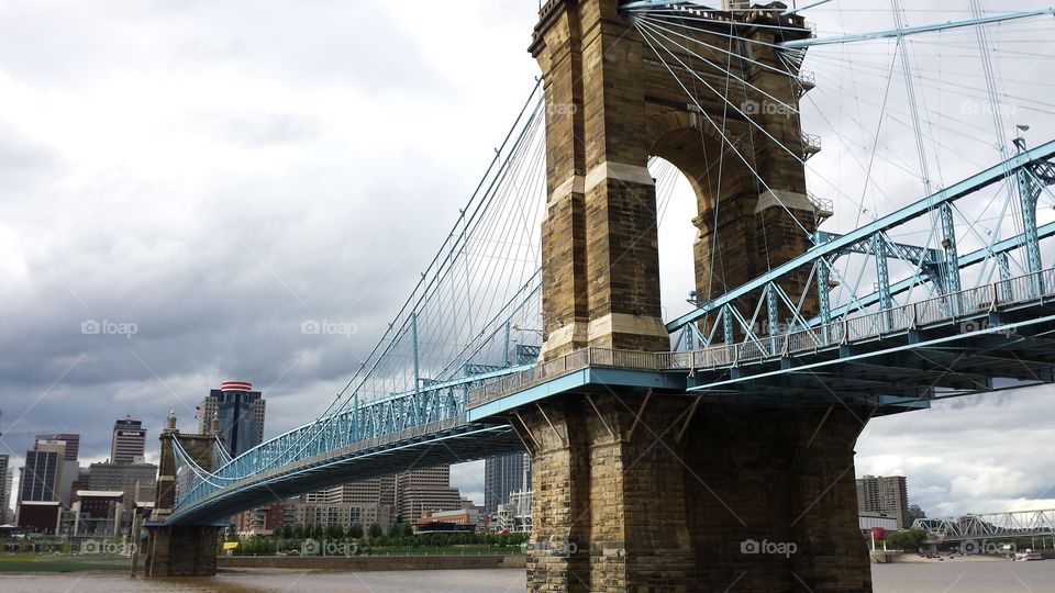 Bridge into Cincinnati