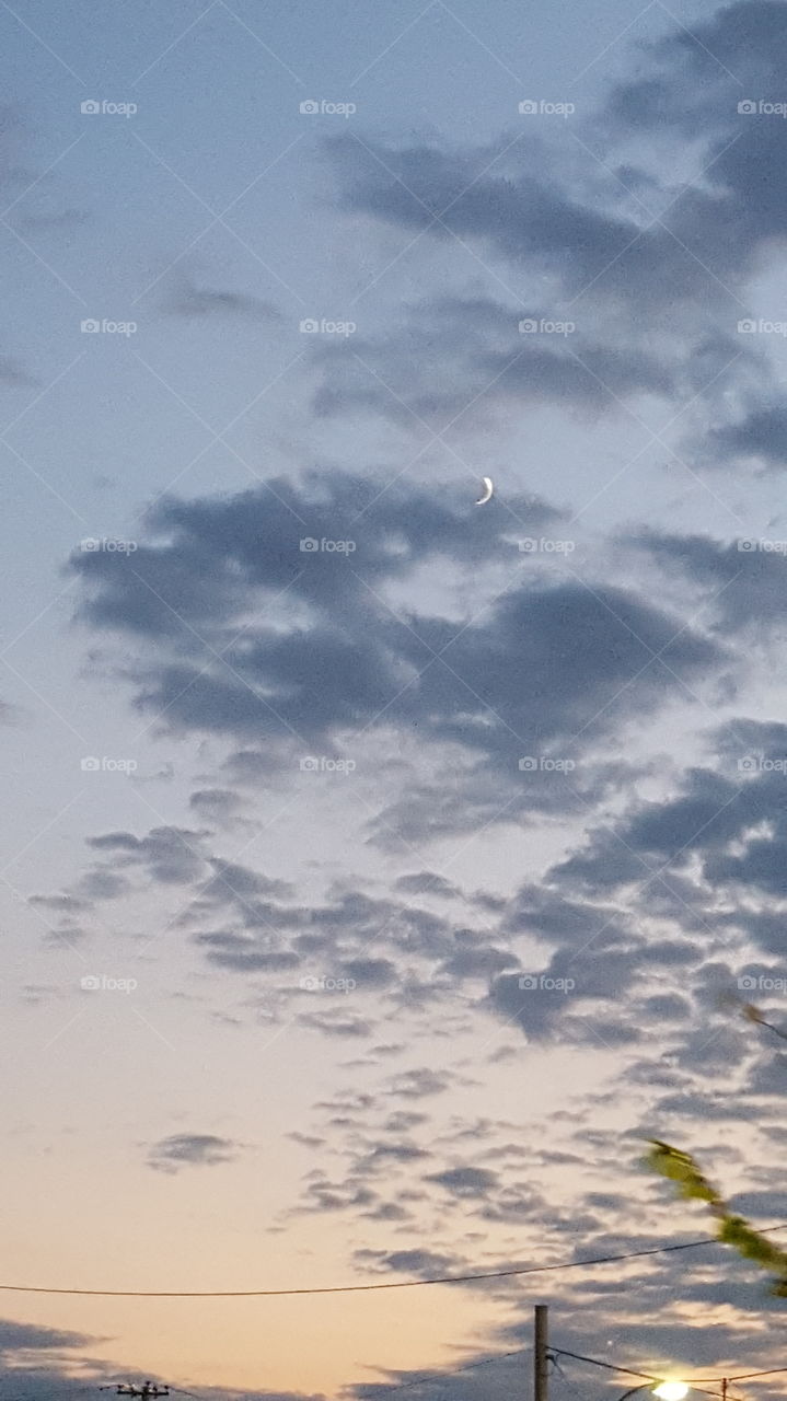 Crescent moon