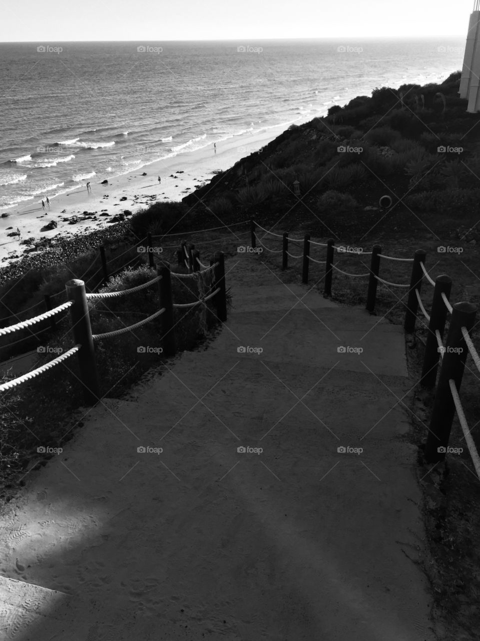 Steps down to the beach Jandia