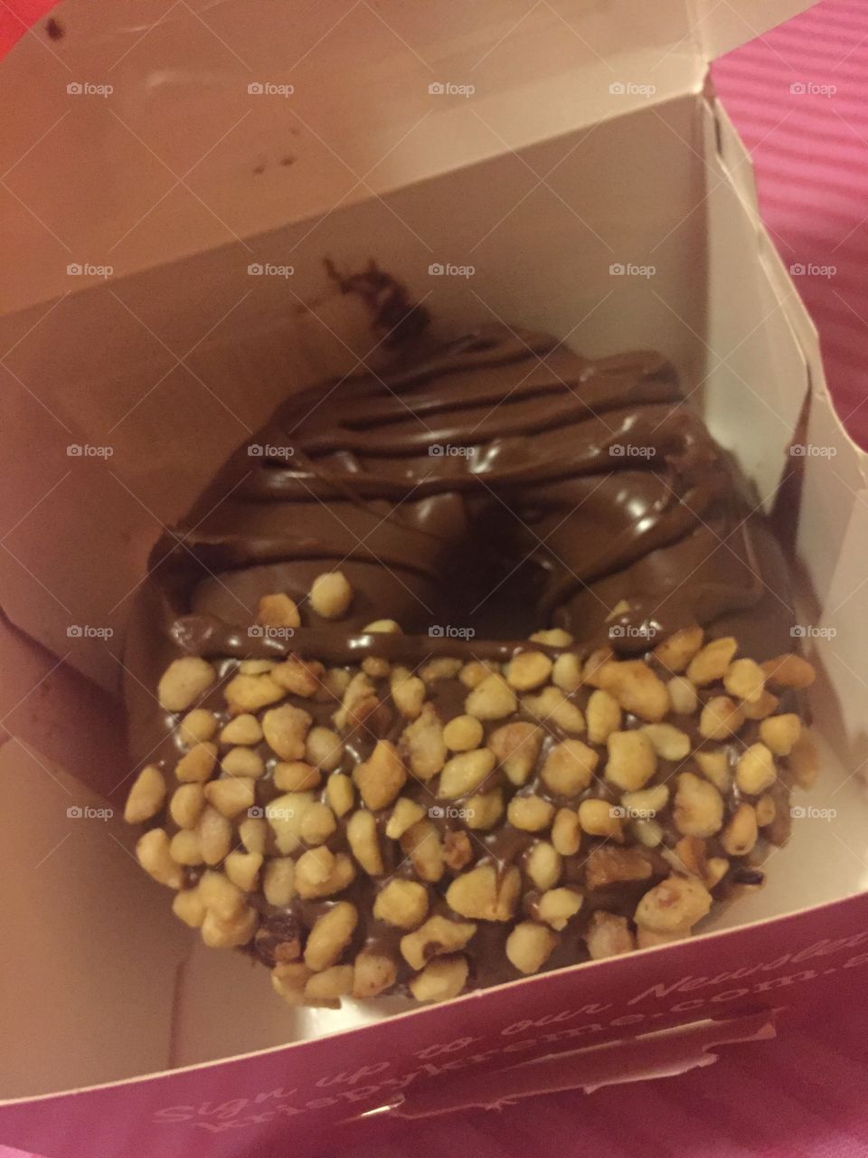 #Krispy #Kreme #Donut #Nutella #Chocolate #sweet #delicious #latenight #snack 
