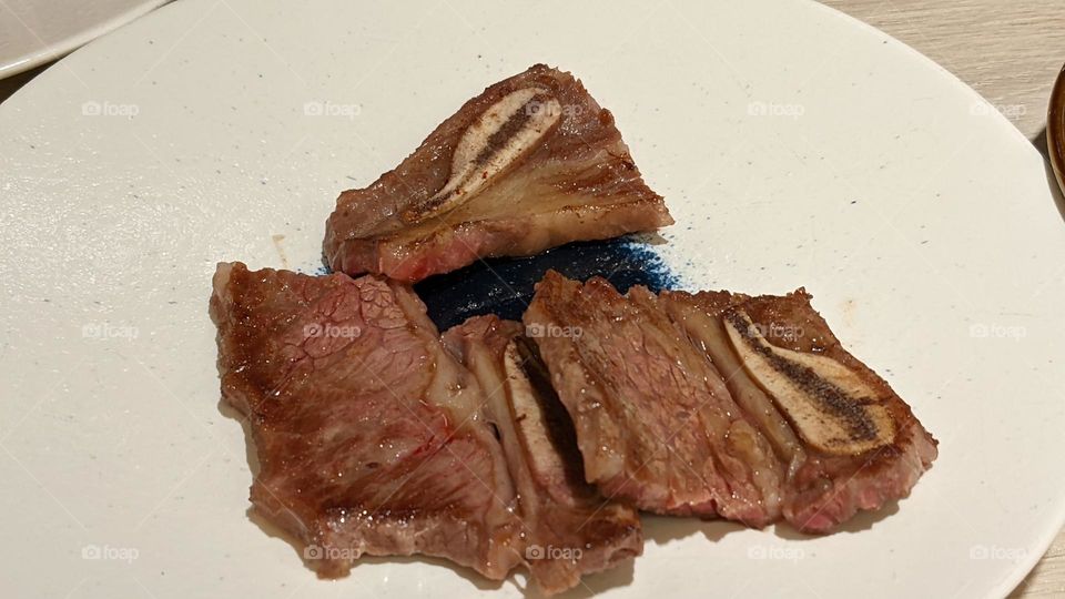 Delicious fried steak meals