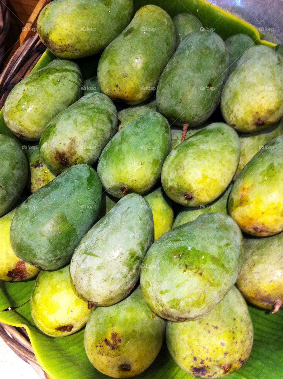 green fresh fruit thailand by wacharapol