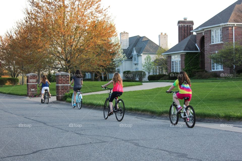 Riding Bikes Through the Nice Neighborhood