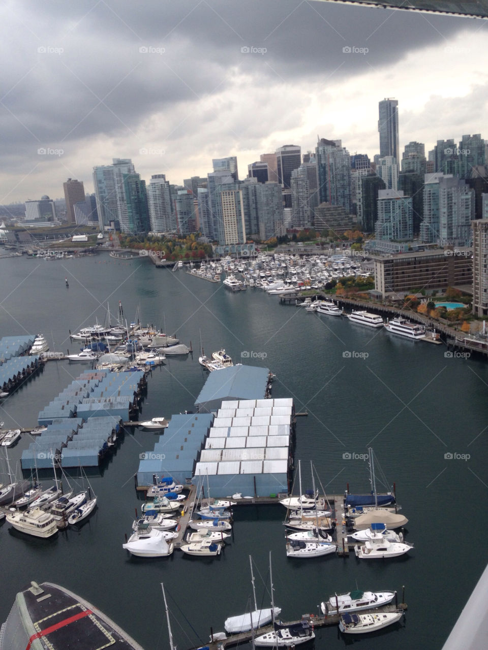 skyline canada vancouver coal harbour by twister