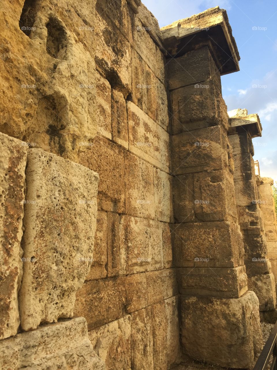 part of an ancient town. 