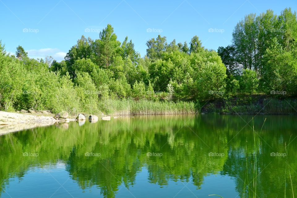 Limestone quarry