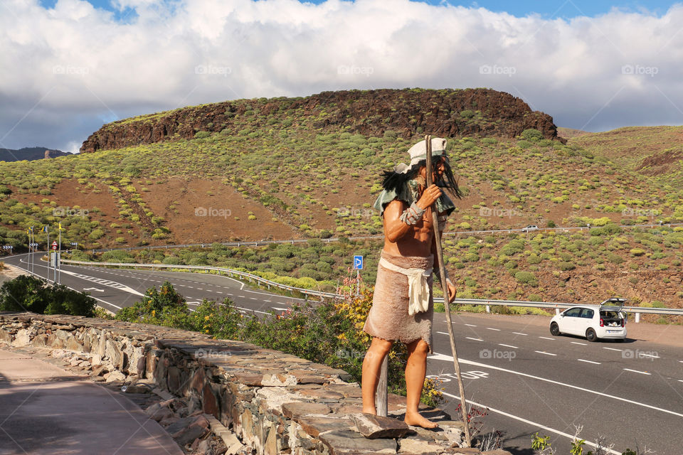 Beautiful landscape in Gran Canaria, Spain, Europe