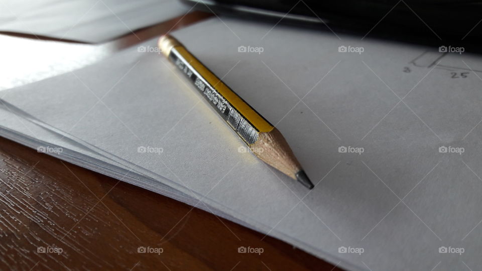 pencil paper