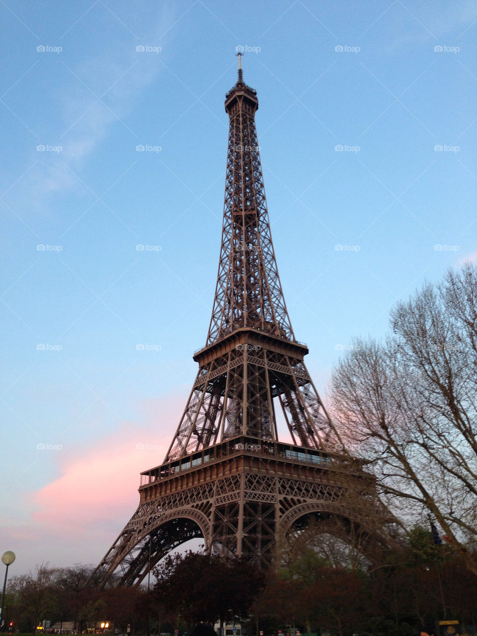Sunset at la Tour Eiffel