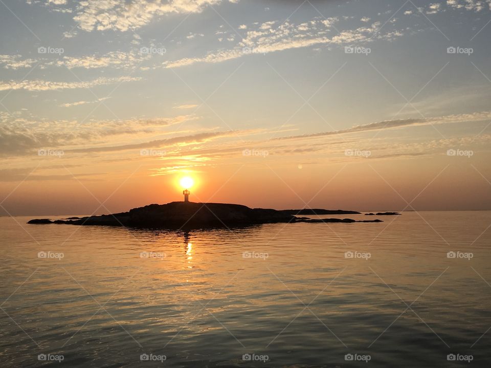 Sunset Koster Island