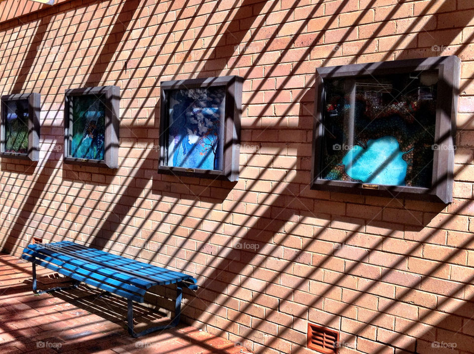 outdoor sunny lines shadows by king