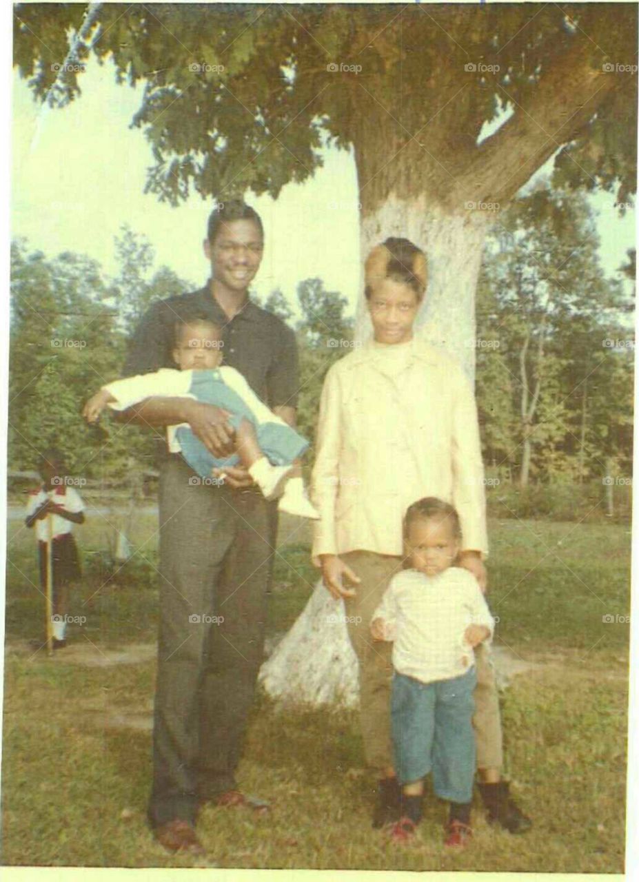 Family of four, 1960's