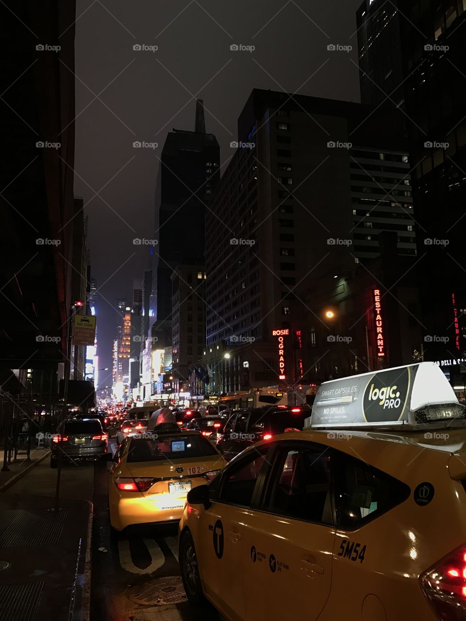 New York in the night
