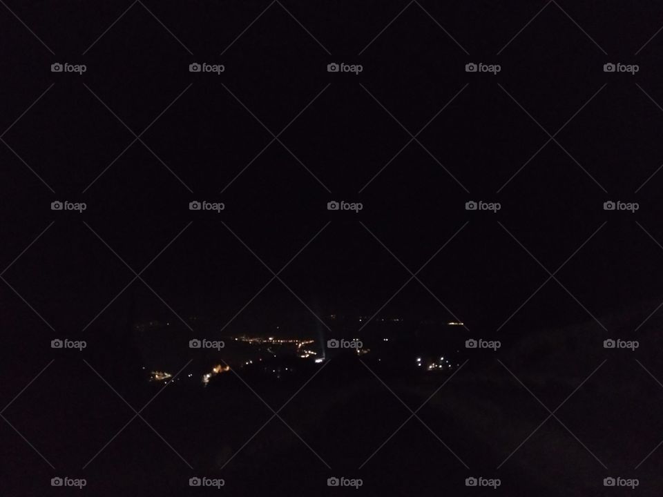 night in the village