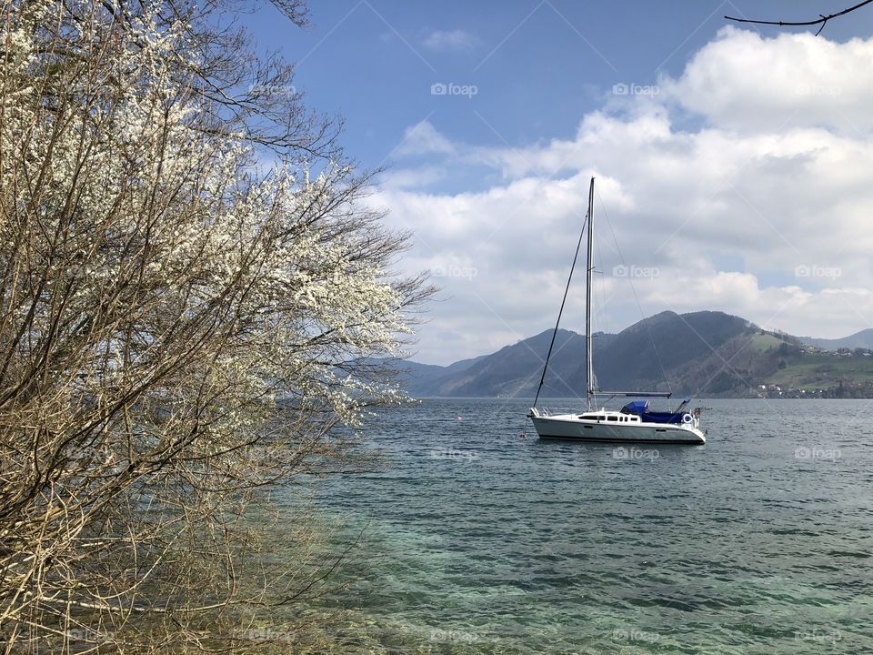 Attersee - spring in Austria
