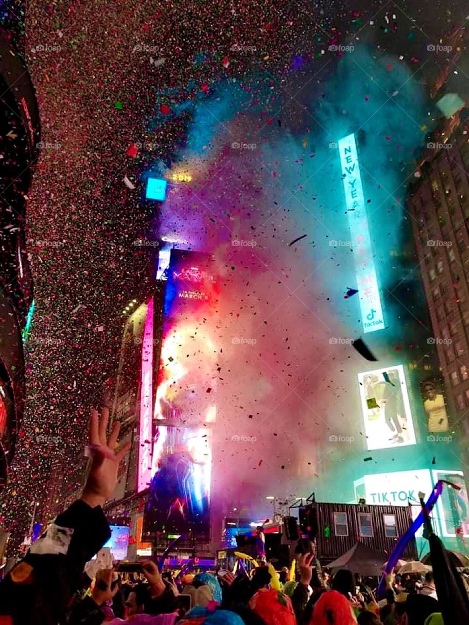 Nye in Times Square