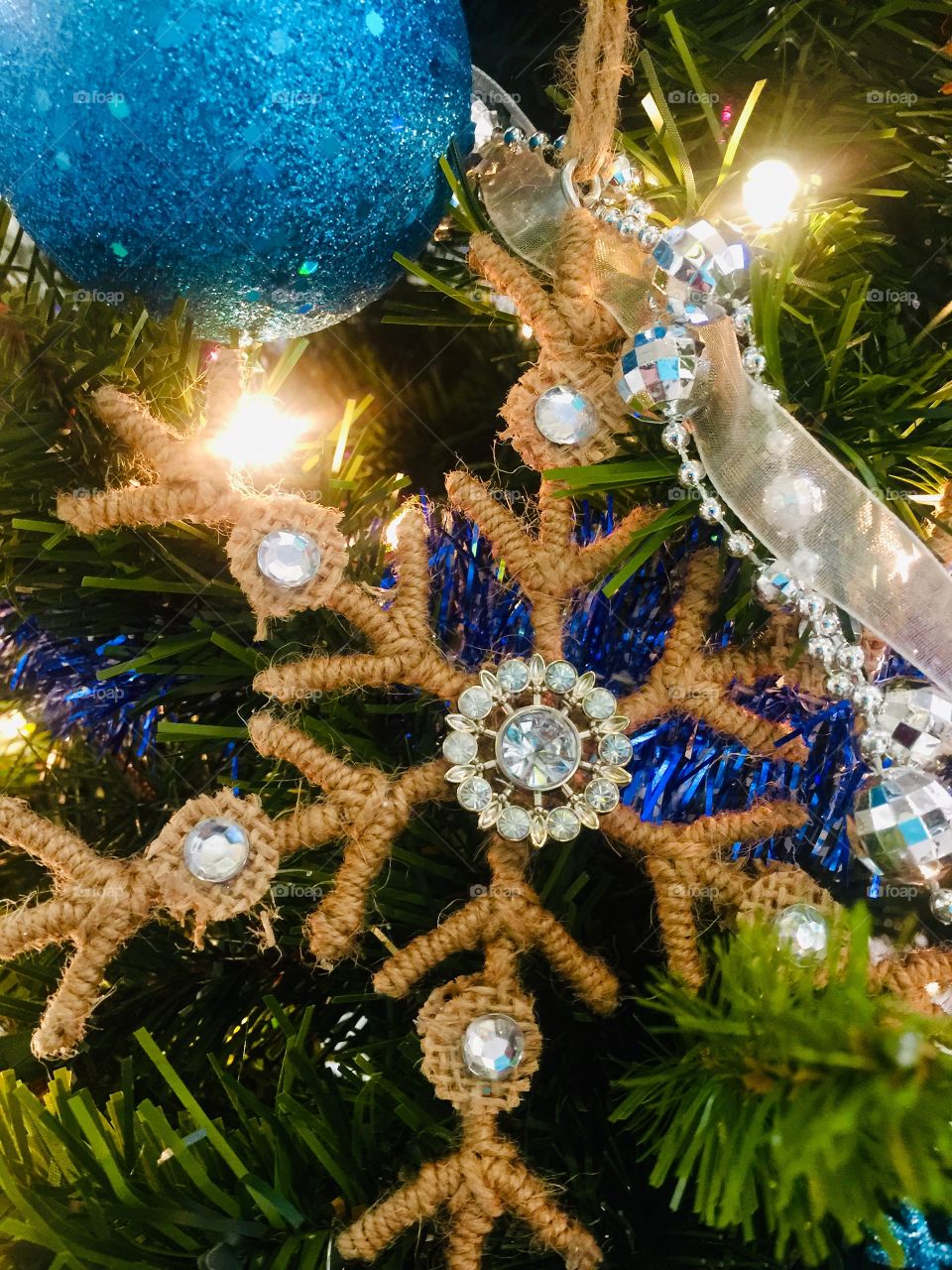 Blue Christmas Decorations 