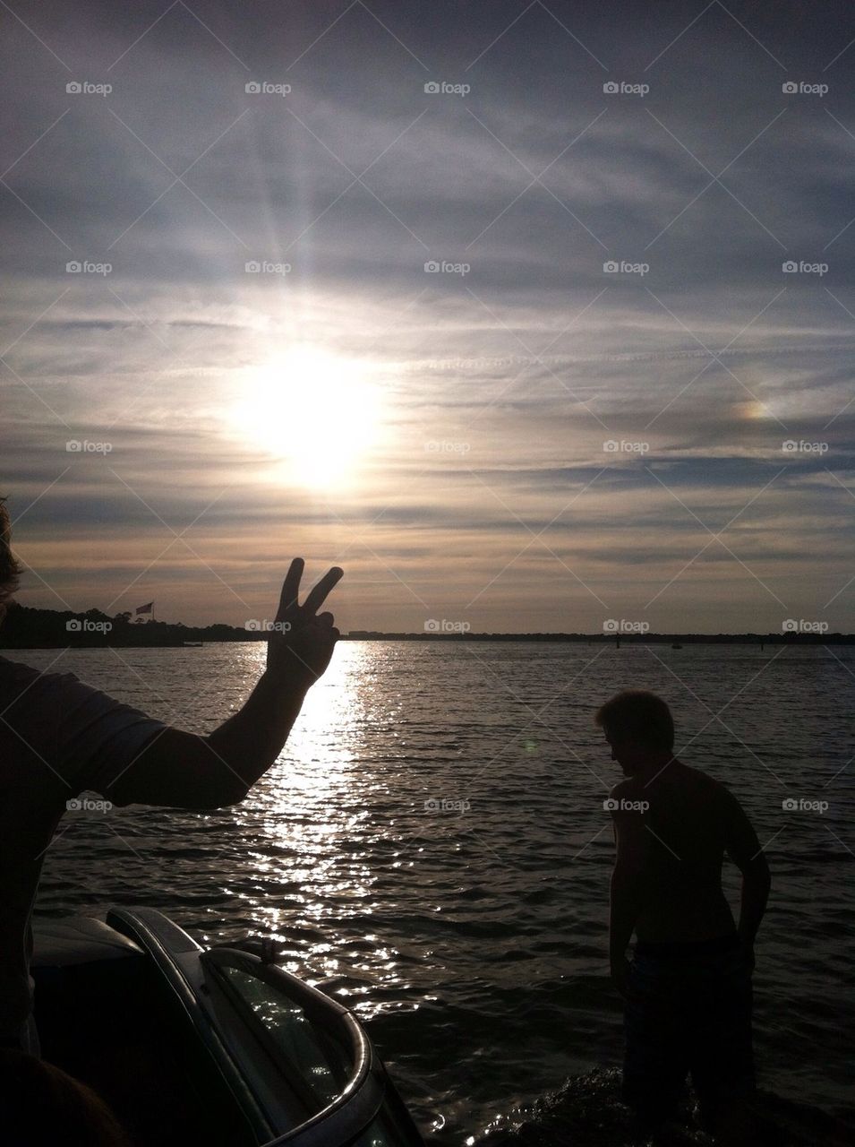 Virginia beach sunset 