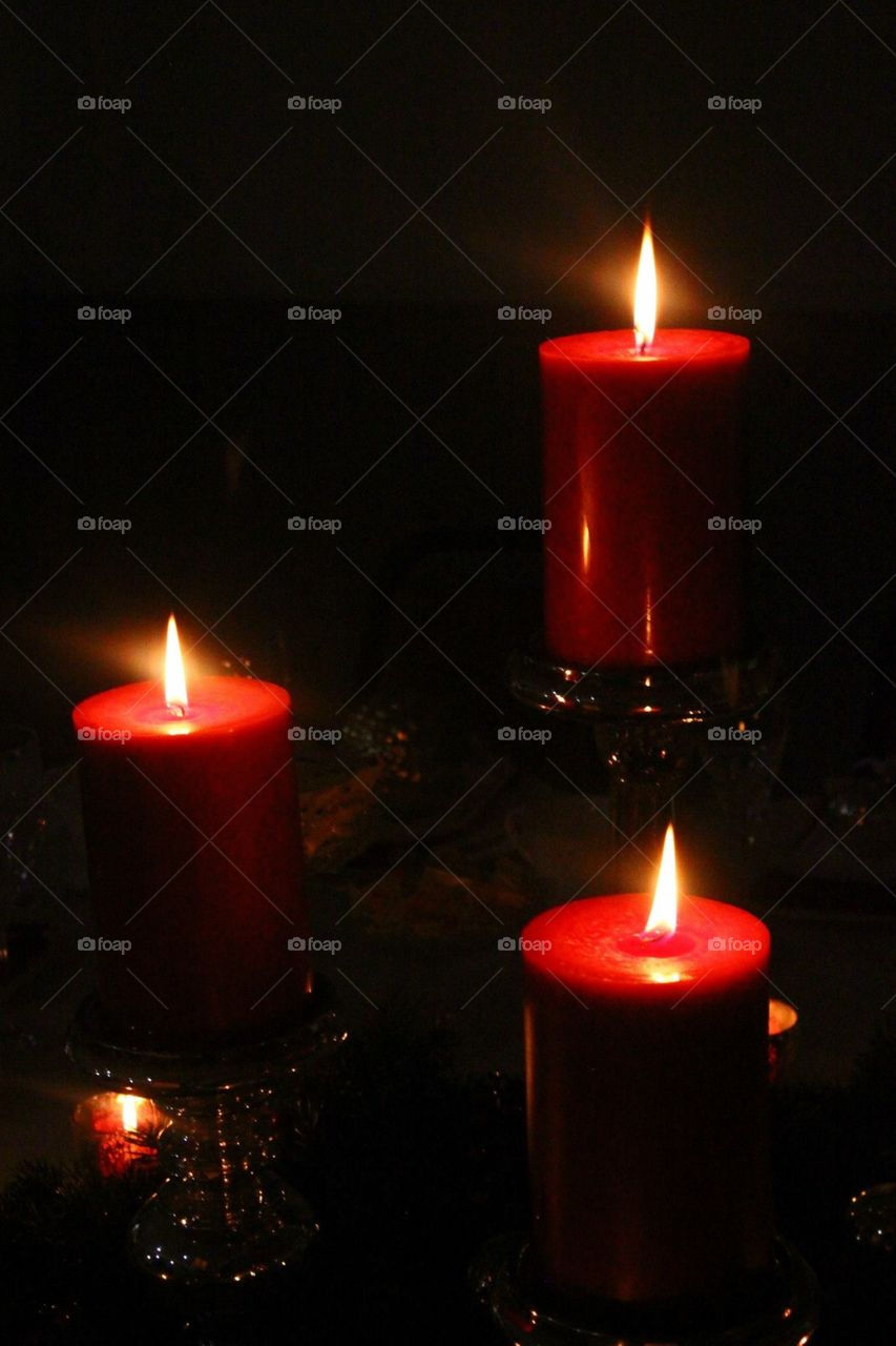 Candle, Candlelight, Flame, Christmas, Wax