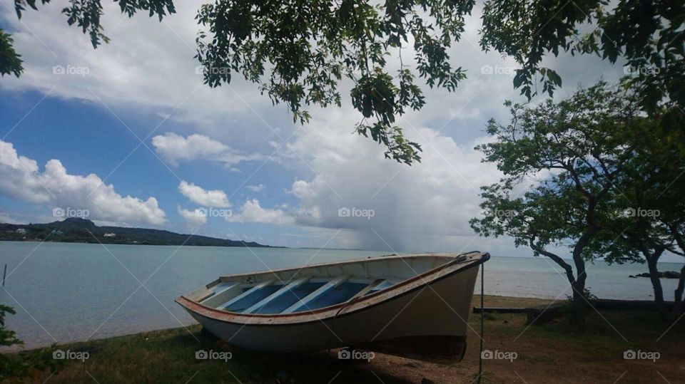 Boat, water,beach, no person, summer