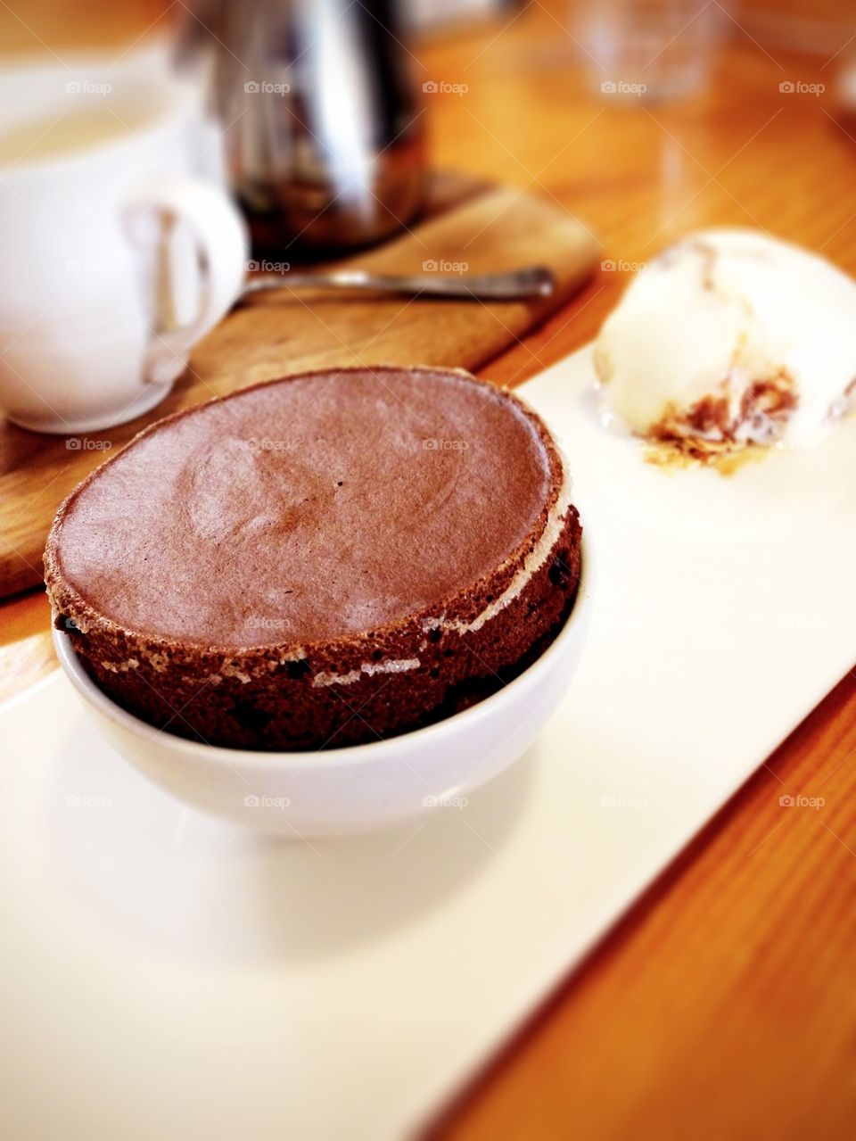 Chocolate soufflé 