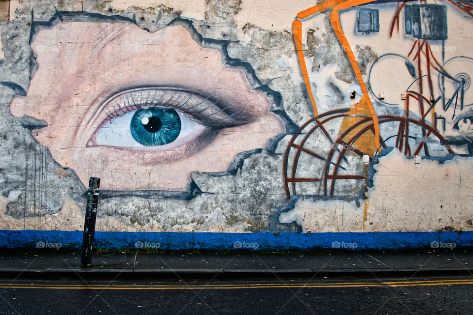 Eye on the wall