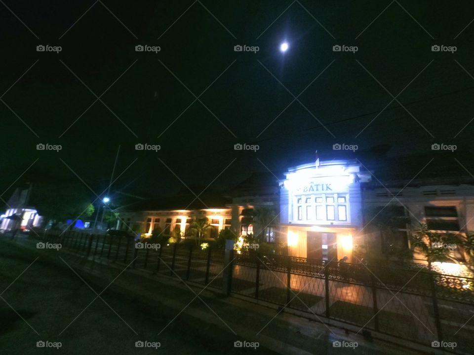 night at the batik museum