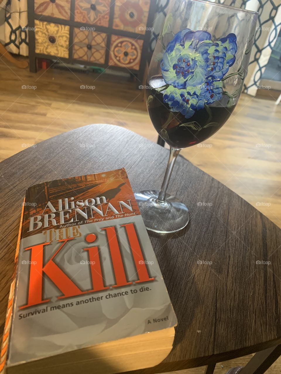 Wine and a good book 