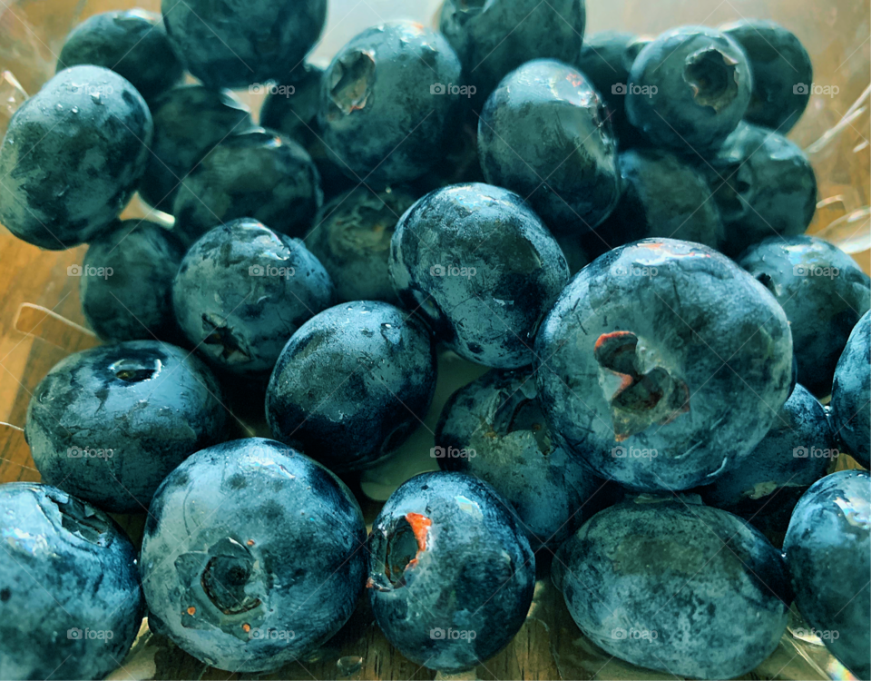 Fresh blueberries 