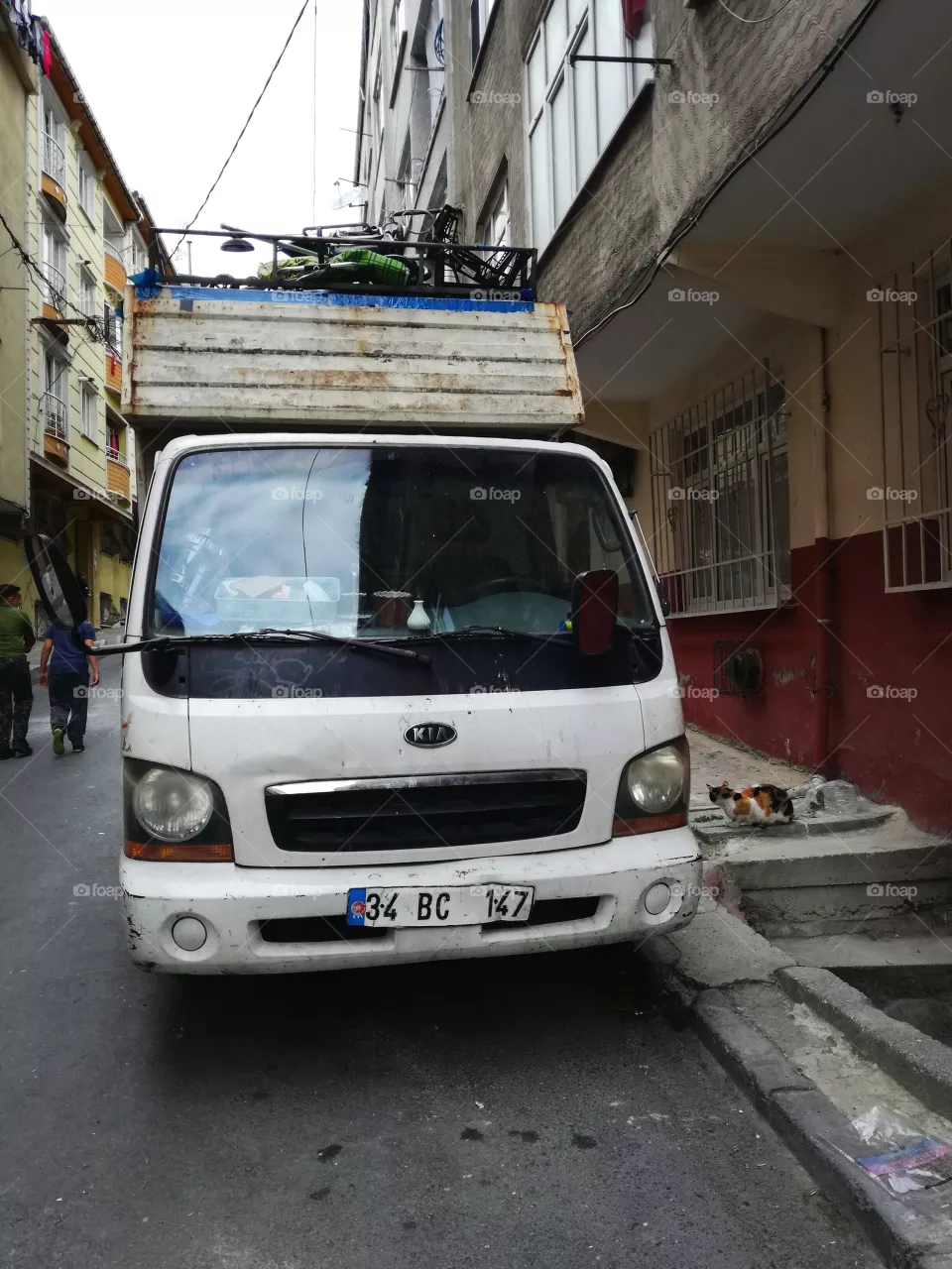 Car in alley
