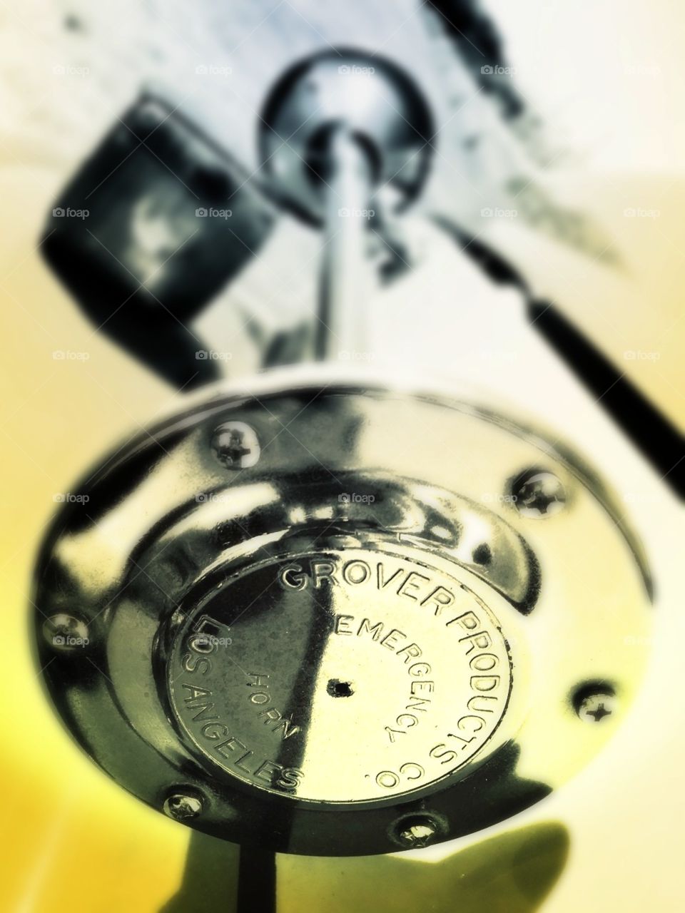 Bright & shiney horn on a fire engine 🚒