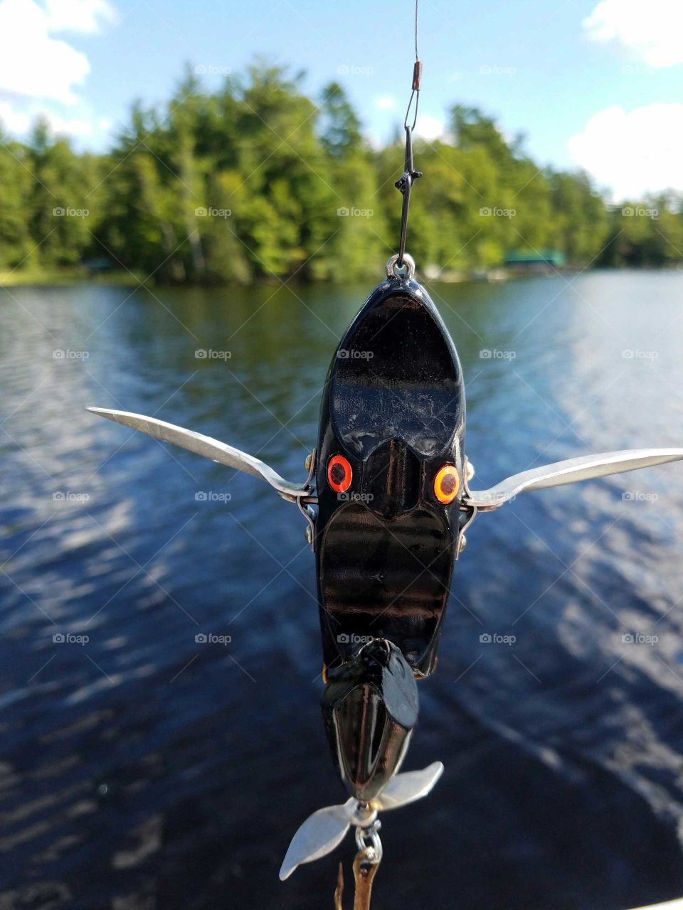 Close-up of a fishing bait