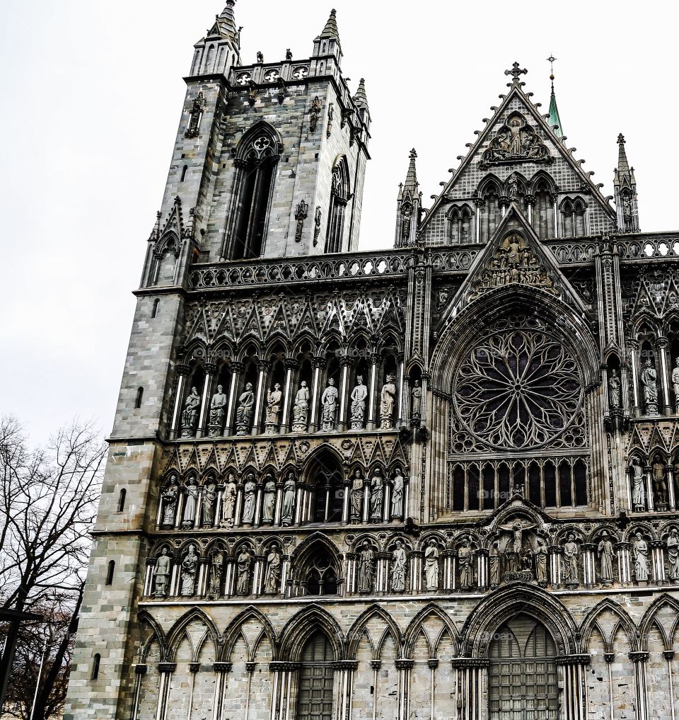 The Dome in Trondheim. Norway , Trondheim , and the famous Nidaros Dome