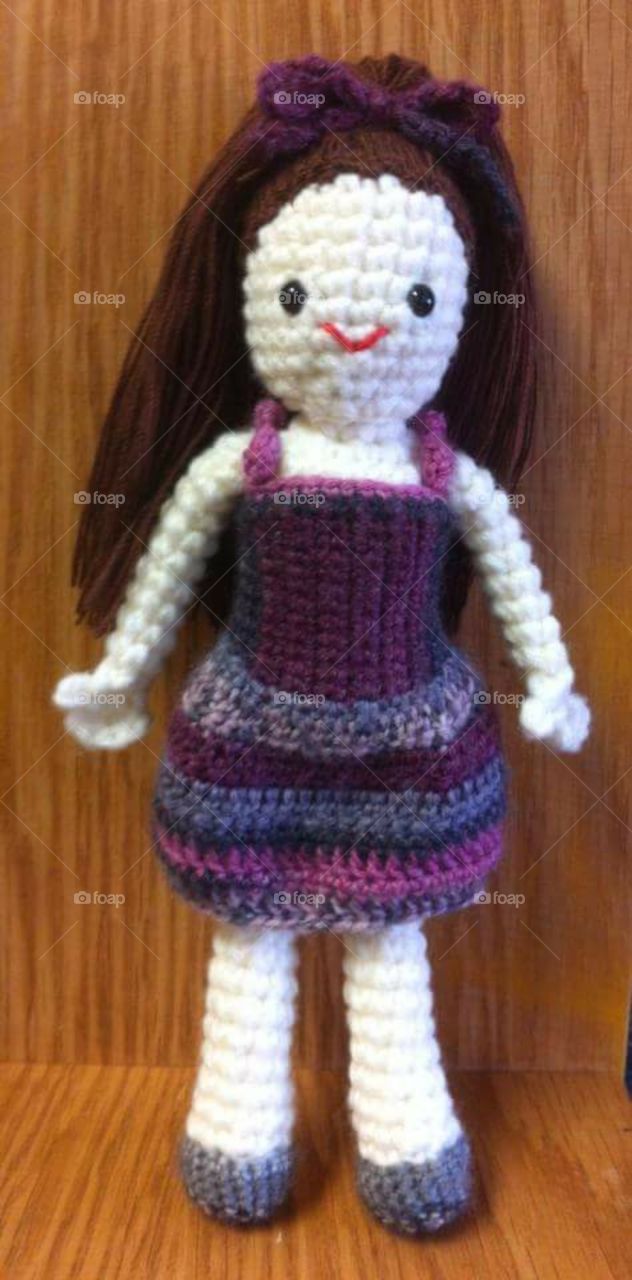 Crochet amigurumi doll