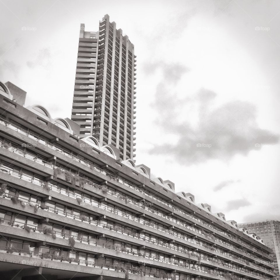Barbican centre architecture in London 